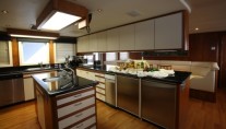 Motor yacht DAYDREAM -  Dining table in Galley